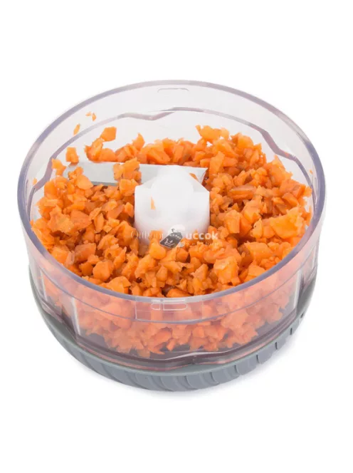 Kis méretű zöldség aprító készülék kanállal