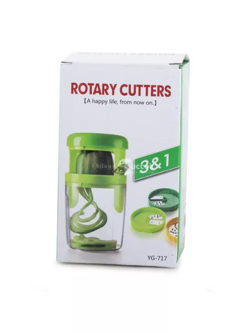 Kézi spirálozó zöldség aprító 3 fajta pengével