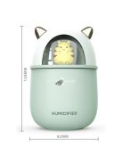 Humidifier Kitty cica formájú aroma diffúzor, párologtató