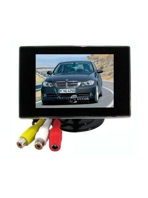 3.5'' TFT LCD mini monitor autóba színes tolatókamera monitor