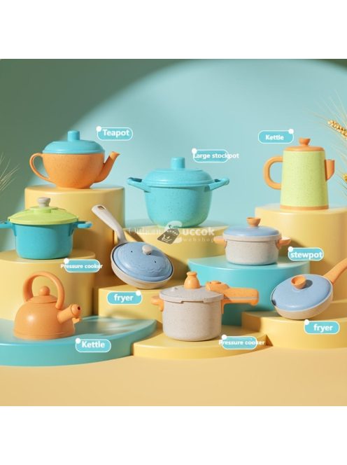 Műanyag játék Teáskészlet