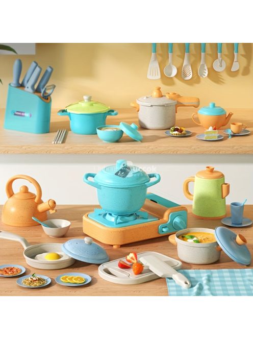 Műanyag játék Teáskészlet