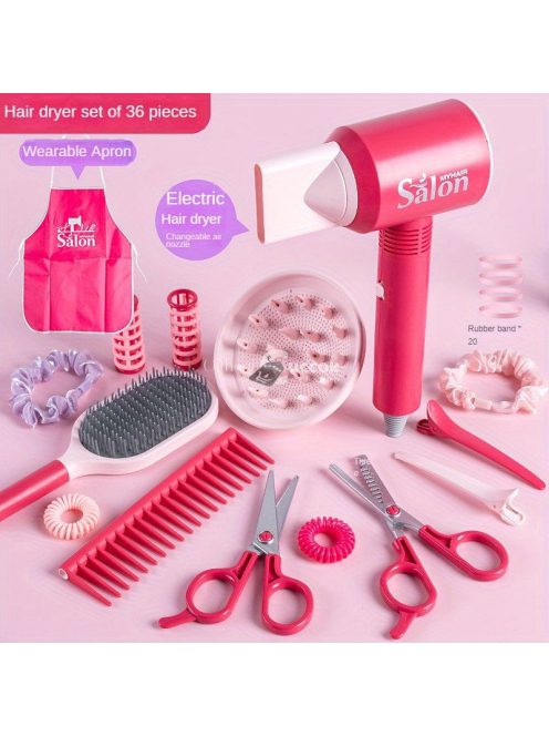 Szalon hang- és fényeffektes borbélyjáték készlet