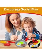 Játékkonyha Készlete - Színes Főzési és Tanulási Játék