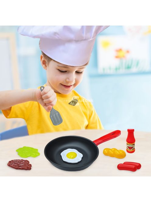 Játékkonyha Készlete - Színes Főzési és Tanulási Játék