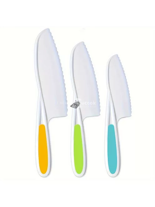 Biztonságos Műanyag Gyümölcskés Süteménykés - Biztonságos Késkészlet