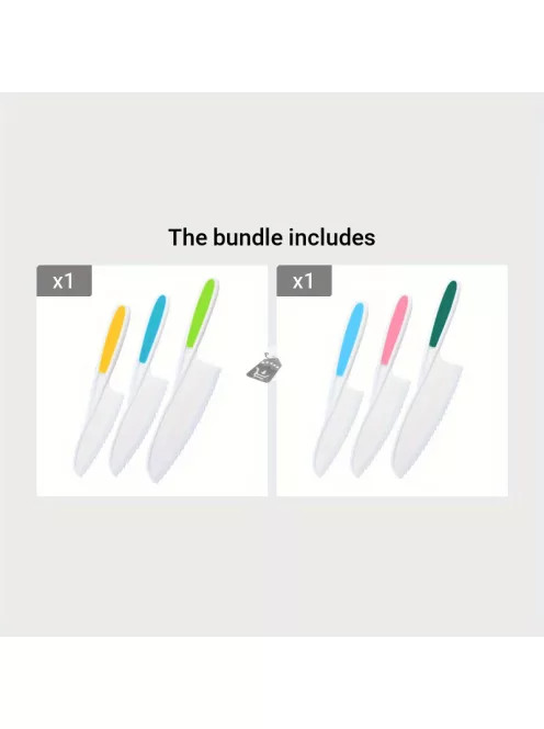 Biztonságos Műanyag Gyümölcskés Süteménykés - Biztonságos Késkészlet