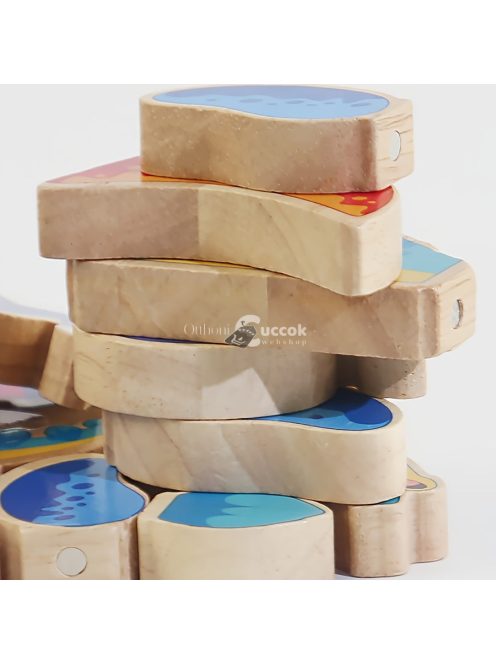 Dinoszaurusz Puzzle Építőkockák