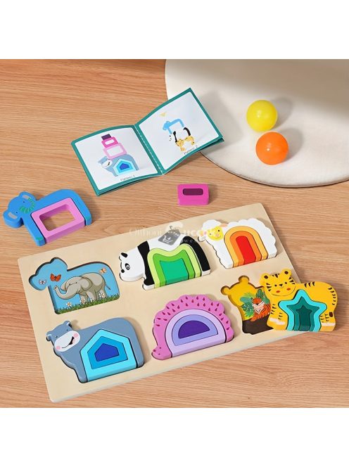 Különböző forma kirakós játék