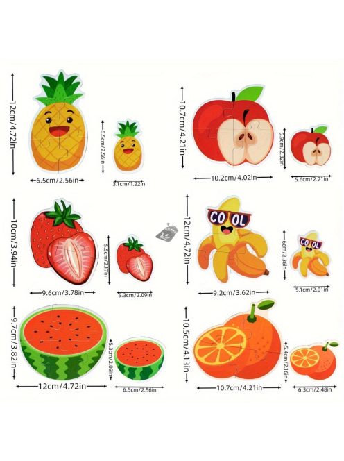 Oktató Puzzle Játékkészlete Tárolódobozzal