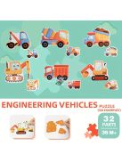 Oktató Puzzle Játékkészlete Tárolódobozzal