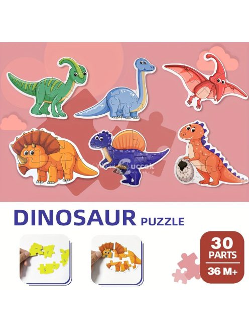 Oktató Puzzle Játékkészlete Tárolódobozzal