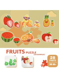 Oktató Puzzle Játékkészlete Tárolódobozzal