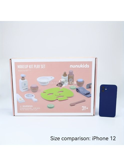 Játék fából készült smink- és bőrápoló készlet gyerekeknek