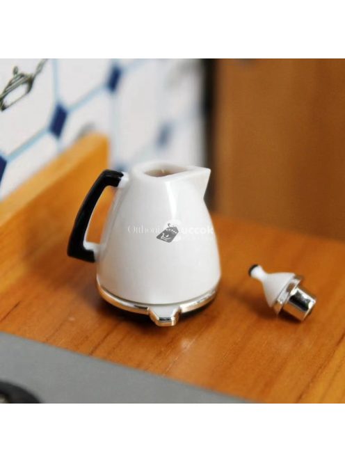 Miniatűr kenyérpirító és vízforraló készlet 1/12 méretarányban