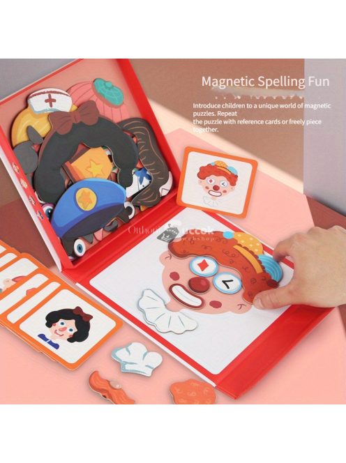 Mágneses öltöztetős puzzle 3-6 éves korosztálynak
