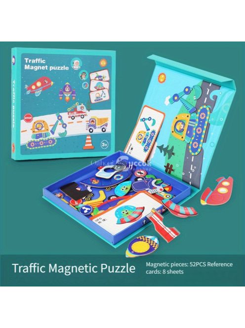 Mágneses öltöztetős puzzle 3-6 éves korosztálynak