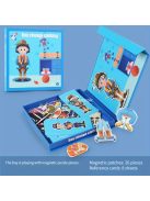 Mágneses öltöztetős puzzle 3-6 éves korosztálynak