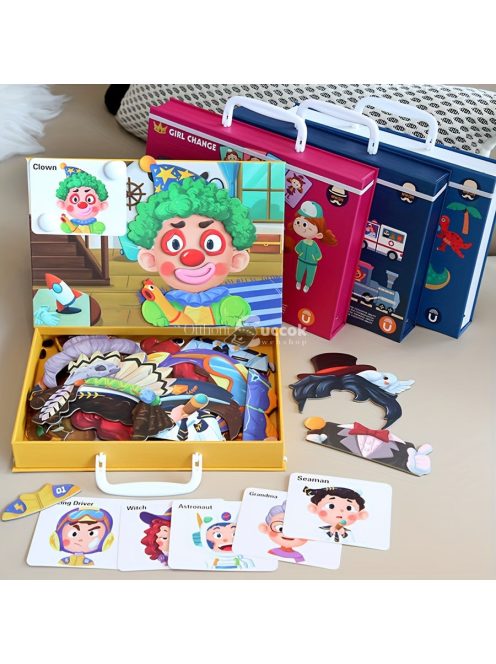 Mágneses Pinduole Öltöztetős Játékszett