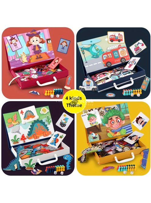 Mágneses Pinduole Öltöztetős Játékszett