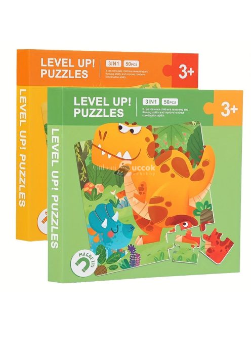 Mágneses Rajzfilm Puzzle Gyerekeknek