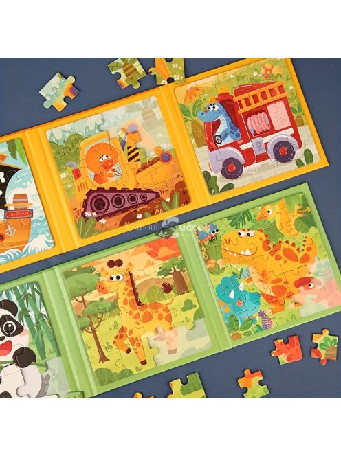 Mágneses Rajzfilm Puzzle Gyerekeknek