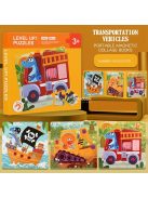 Mágneses Rajzfilm Puzzle Gyerekeknek