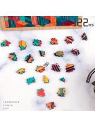 Színes Extra nehéz fa kirakó