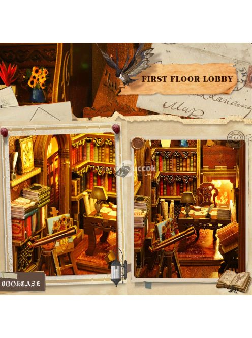 Könyves Sarok 3D Puzzle Készlet