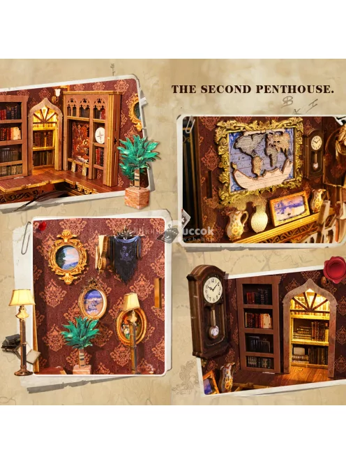 Könyves Sarok 3D Puzzle Készlet