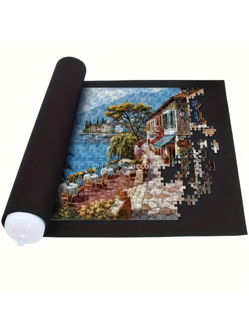 Akril szálból készült puzzle szőnyeg tároló táskával