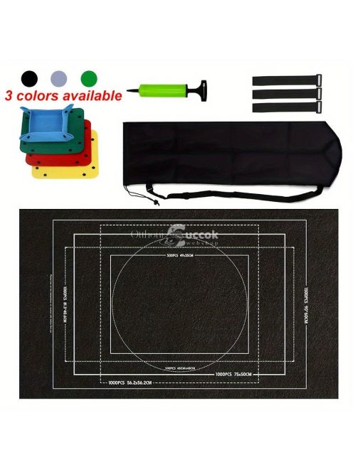 Akril szálból készült puzzle szőnyeg tároló táskával