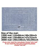 Akril szálból készült puzzle szőnyeg tároló táskával