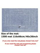 Akril szálból készült puzzle szőnyeg tároló táskával