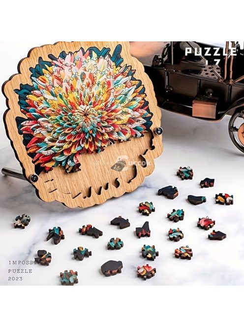 Színes Extra Nehéz virágos puzzle felnőtteknek