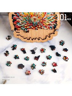 Színes Extra Nehéz virágos puzzle felnőtteknek