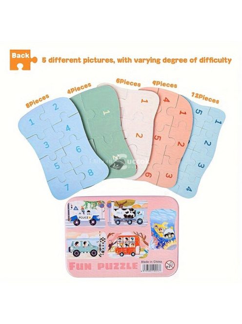 5 Az 1-ben autós kirakó szett