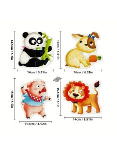 18 darabos Állatos Puzzle Készlet Gyerekeknek