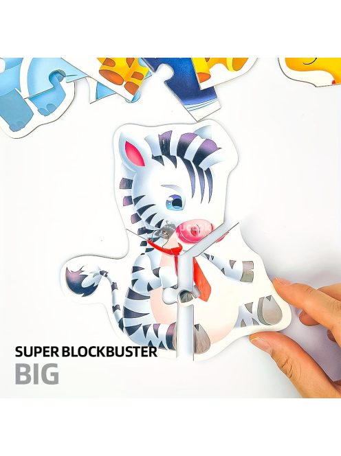 18 darabos Állatos Puzzle Készlet Gyerekeknek