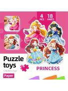 18 darabos Állatos Puzzle Készlet Gyerekeknek