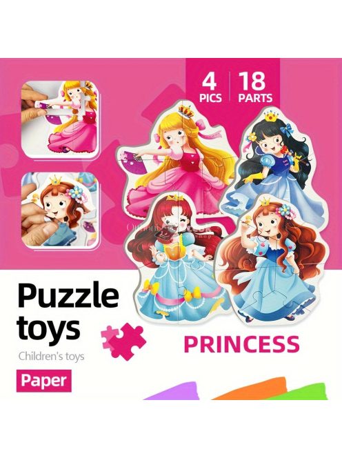 18 darabos Állatos Puzzle Készlet Gyerekeknek