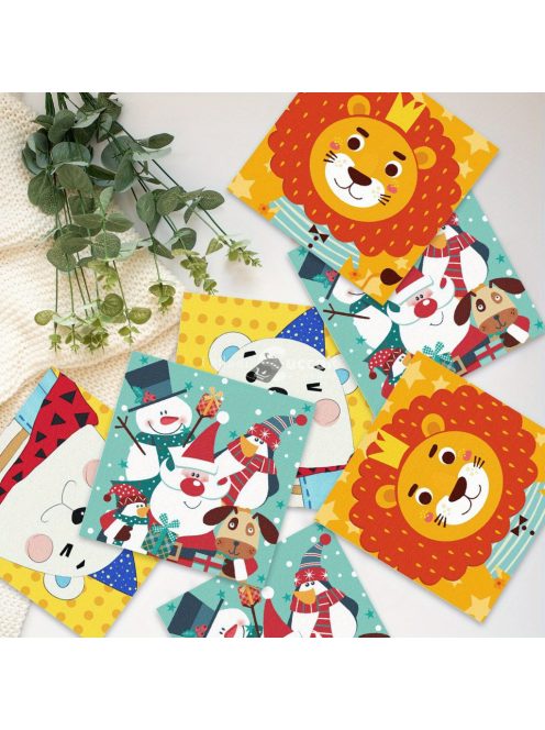 24 darabos  puzzle mini méretű gyermek oktató játék