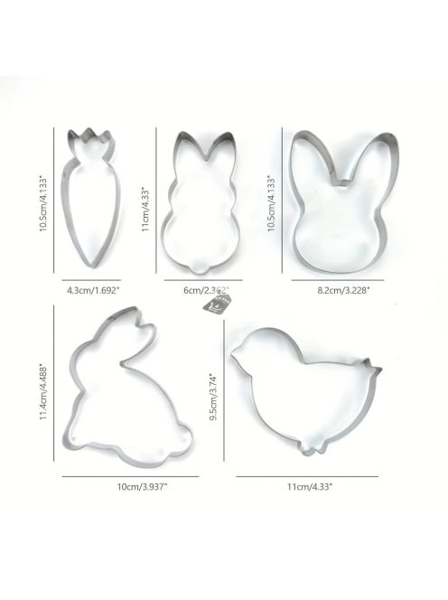 5db, Húsvéti Kekszformák