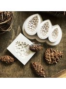 1db, Fenyőtoboz forma, 3D szilikon forma