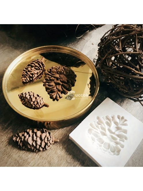 1db, Fenyőtoboz forma, 3D szilikon forma