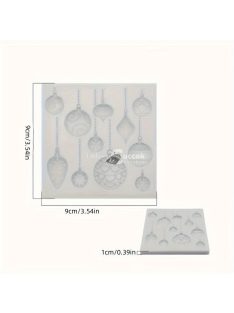 Karácsonyi Dísz Szilikon Formák, Sütőformák