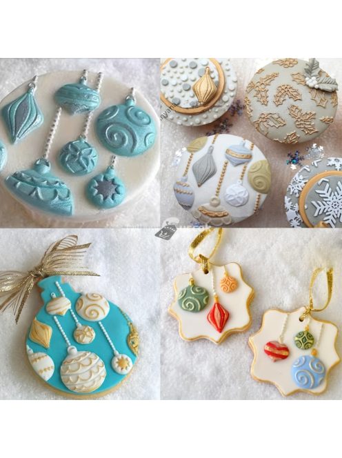 Karácsonyi Dísz Szilikon Formák, Sütőformák