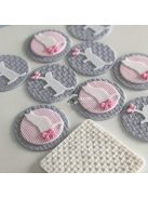 1 db szilikon kötött textúra sütikhez és tortákhoz