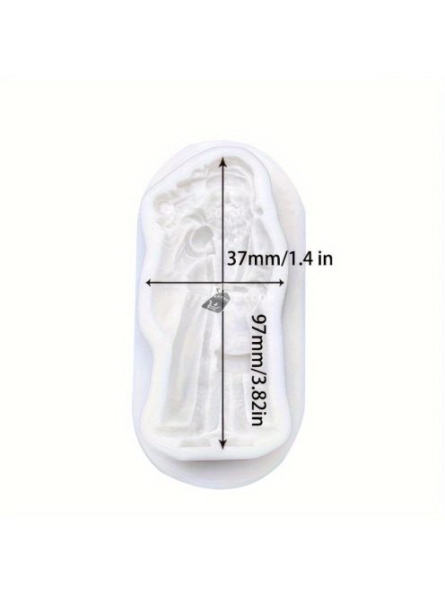 Szilikon Mikulás Öntőforma Karácsonyi Sütéshez