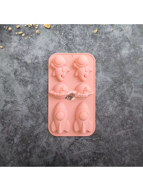 Űr-témájú szilikon sütőforma